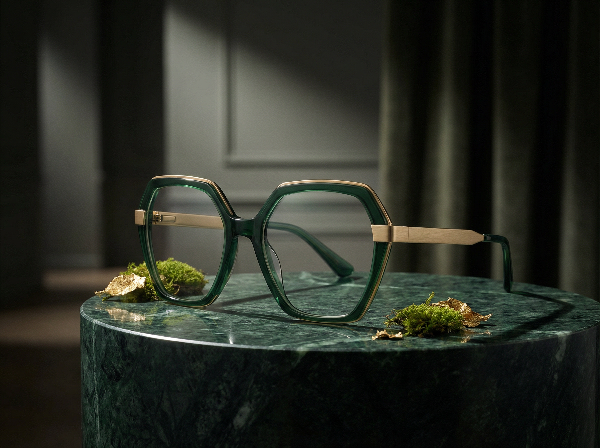 Visuria Verde Esagonale — Donna